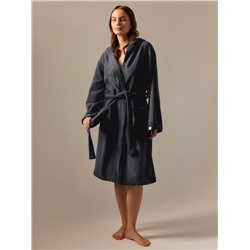 Халат махровый с капюшоном женский SL HOME: Basic "Гри Сандре", р-р XL, 100% хл, 420 г/м2