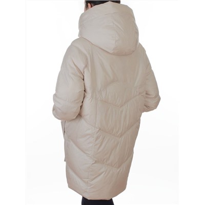 EB2819 LIGHT BEIGE Куртка зимняя женская (200 гр. холлофайбер)