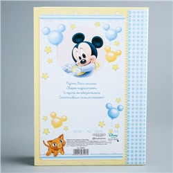 Свидетельство о рождении "Mикки Maлыш", Mикки Maус, размер файла 14,2 x 20,5 см Disney (новый формат свидетельства)