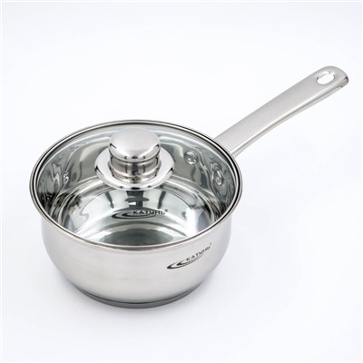 Ковш Катунь «Гретта», 1.6 л, d=16 см, капсульное дно, индукция, нержавеющая сталь