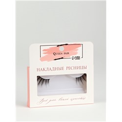 Ресницы накладные «Уголки», 12 мм, без клея, чёрные