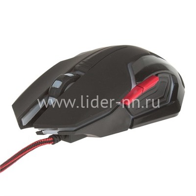 Мышь проводная NAKATOMI игровая Gaming MOG-20U 6 кнопок (черная)