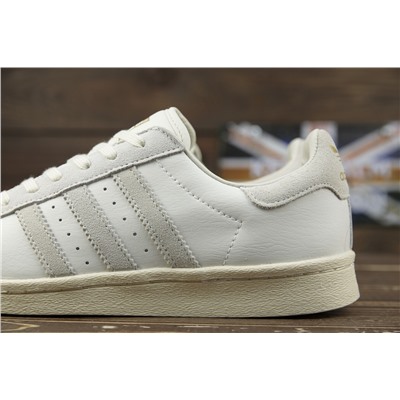 Adidas SUPERSTAR ‘SIZE TAG из натуральной кожи и замши