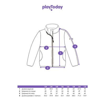 Куртка флисовая для девочки