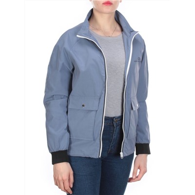 1106 GRAY/BLUE Ветровка женская DALEF (100% полиэстер)