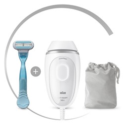 Braun IPL System quot;Silk-expert Pro PL1124 + Venus Rasiererquot; in Weiss/Silber  Система IPL "Silk-expert Pro PL1124 + Venus Shaver" белый/серебристый