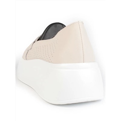 03-SD13-2D BEIGE Полуботинки женские (натуральная кожа)
