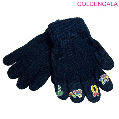 Перчатки для мальчика двойная вязка длина 11,5 см Арт 216/2 тип 1