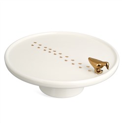 БЛЮДО СЕРВИРОВОЧНОЕ НА НОЖКЕ, 25Х25Х10,7 СМ