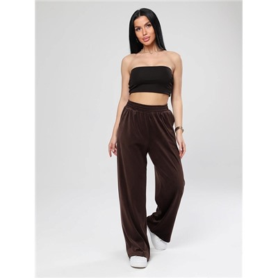 Женские брюки Марлена макси / шоколадный