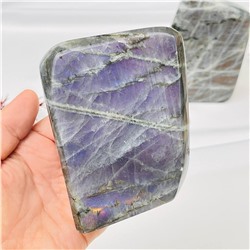 Радуга Самоцветов Срез (экран) из камня Лабрадор полированный