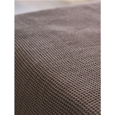 Покрывало вафельное из хлопка серо-бежевого цвета из коллекции Essential, 180х250 см