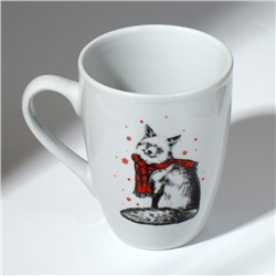 Кружка керамическая новогодняя «Лисица», 350 мл
