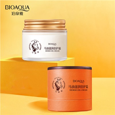Увлажняющий крем для лица с лошадиным жиром BIOAQUA Horse oil Cream, 70грамм