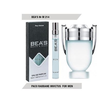Парфюм Beas Paco Rabanne Invictus for men M214 10 ml