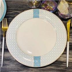 145-575 Набор из 6 тарелок 27см ТИФФАНИ в под.уп.(х5)Костяной фарфор