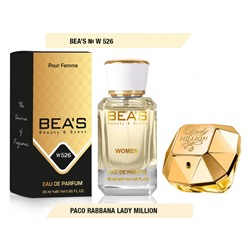 Beas W526 Paco Rabanne Lady Million Women edp 25 ml, Парфюм женский Beas W526 создан по мотивам аромата Paco Rabanne Lady Million