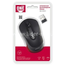 Мышь беспроводная Smartbuy ONE 329AG-K (черная)