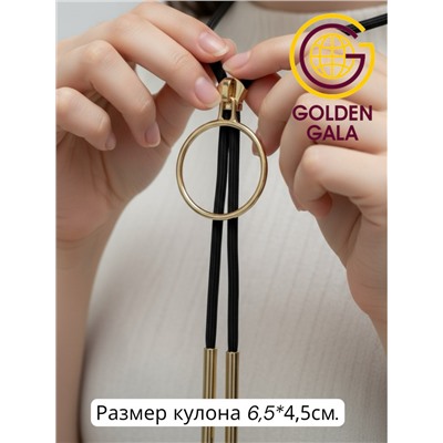 Кулон-галстук на текстильном шнуре "Женская грация" Арт КШ2130/24