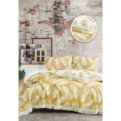 Плед ANANAS BED SPREAD цвет желтый (YELLOW)