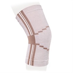 KS-E02 Бандаж на коленный сустав эластичный с двумя спиральными ребрами жесткости Ttoman р.L (41-46 см.)
