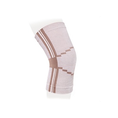 KS-E02 Бандаж на коленный сустав эластичный с двумя спиральными ребрами жесткости Ttoman р.XXXL (56-61 см.)