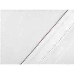 07С-36ЯК Скатерть 140*220 "Шитье" цв. белый