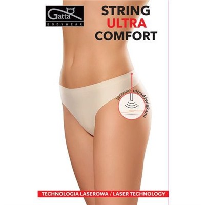 Трусы бесшовные модель String Uitra Comfort 1589 Gatta
