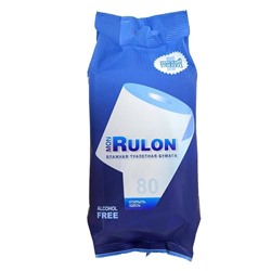 Влажная туалетная бумага с клапаном Mon Rulon, 80 шт.