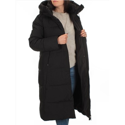L-71 BLACK Пальто зимнее женское Flance Rose (200 гр. холлофайбер)
