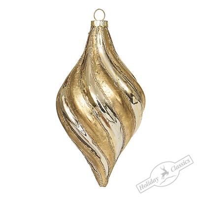 Капля "Червонное золото" (стекло) 8х8х15 см