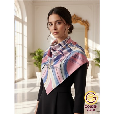 Платок шелковый "Абстракция" Арт 9788/17