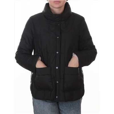24-31 BLACK Куртка пуховая облегченная женская (утиный пух)