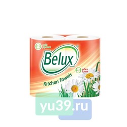 Полотенца BELUX Classic, белые, 2-х сл., 1/2 рул.= 12,5м