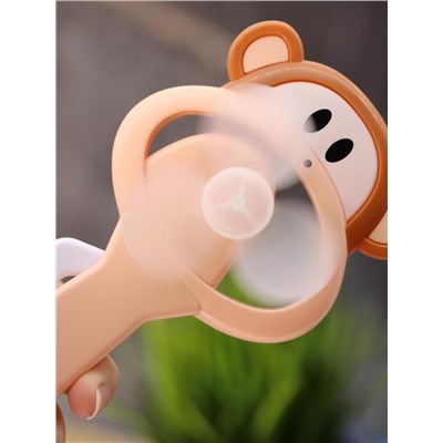 Портативный механический ручной вентилятор «Monkey», mix, шоу-бокс 24 шт.