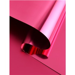 Пленка для цветов и букетов «Глянец», рубиновый, 58 см × 5 м