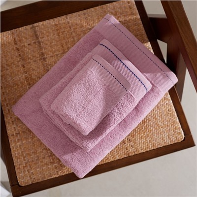 Полотенце махровое LoveLife "Plain" 50*90 см, цв. пыльная роза, 100% хлопок, 450 гр/м2