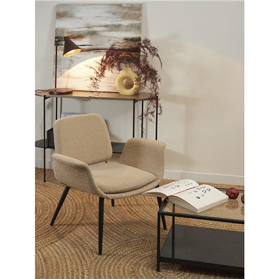 Панно декоративное с ручной росписью By Feel, 80х80 см, бежевое