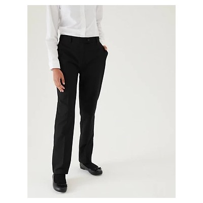 2pk Girls' Slim Leg School Trousers (2-18 Yrs)