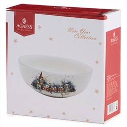 САЛАТНИК AGNESS "С НОВЫМ ГОДОМ!" 16,5*6 СМ