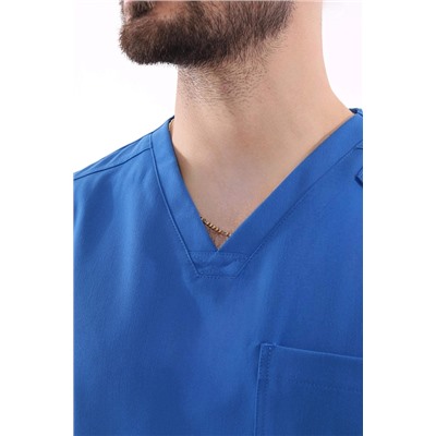Топ медицинский мужской 6-77-15-1 / Curly 13 Cobalt blue