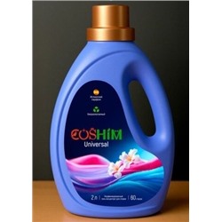COSHIM Universal Парфюмированный Гель Концентрат для стирки 2л (50 стирок, биоразлагаемый) бутылка с ручкой