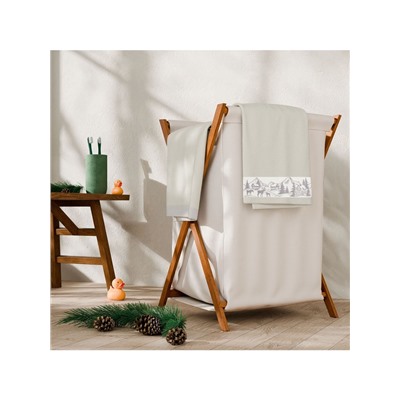 Полотенце махровое «Этель. Снежный город», 30×60 см, хлопок 100%