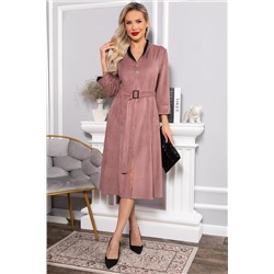 Платье замшевое Дарьяна НЬЮ (пыльная роза) П14651-18М