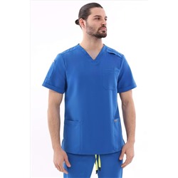 Топ медицинский мужской 6-77-15-1 / Curly 13 Cobalt blue