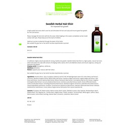 Krauterhaus Sanct Bernhardt Swedish Bitters Hair Tonic, 150 мл