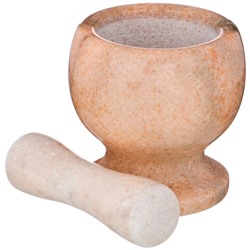 СТУПКА AGNESS С ПЕСТИКОМ ДИАМЕТР=9 СМ ВЫСОТА=10 СМ (КОР=6НАБОР.)