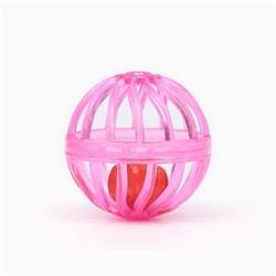 Шарик для кошек «Завитушки», 4 см, фасовка в коробку по 50 шт., микс цветов