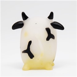 УЦЕНКА Игрушка для собак "Корова" 12 см, белая/чёрная