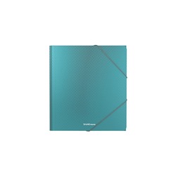 Папка на резинке А5+, 550 мкм, ErichKrause Diagonal Vivid, корешок 5 мм, до 300 листов, микс